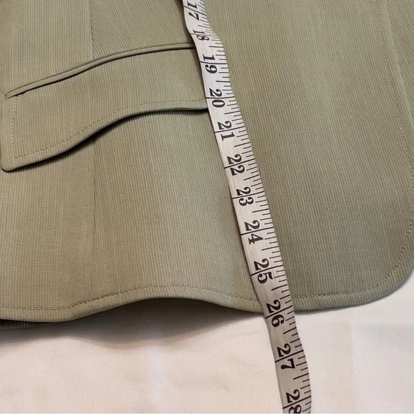 Jones NY Light Sage Green Blazer PantSuit 2Pc Set Sz 12 NWT High Waist Loose Fit - Picture 16 of 16